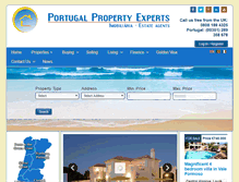 Tablet Screenshot of portugalpropertyexperts.com
